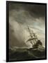 A Ship on the High Seas Caught by a Squall, Known as the 'Gust', 1680-Willem Van De, The Younger Velde-Framed Giclee Print