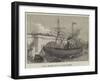 A Ship Running Foul of London Bridge-null-Framed Giclee Print