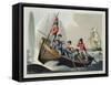 A Ship's Boat Attacking a Whale-John Heaviside Clark-Framed Stretched Canvas