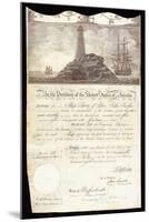 A Ship's Passport for 'Henry of Salem'-null-Mounted Giclee Print