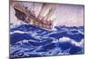 A Ship Standing Towards Us-George Washington Lambert-Mounted Giclee Print