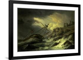 A Shipwreck, Said to be "The Dutton"-Thomas Luny-Framed Giclee Print