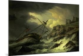A Shipwreck, Said to be "The Dutton"-Thomas Luny-Mounted Giclee Print