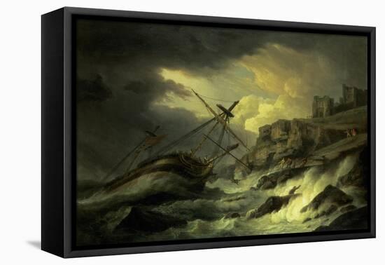 A Shipwreck, Said to be "The Dutton"-Thomas Luny-Framed Stretched Canvas