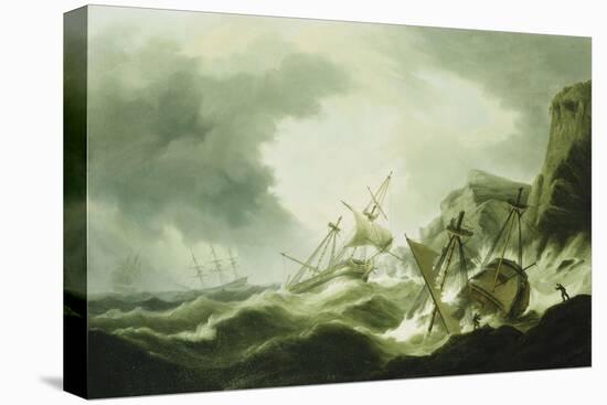 A Shipwreck-Thomas Luny-Stretched Canvas