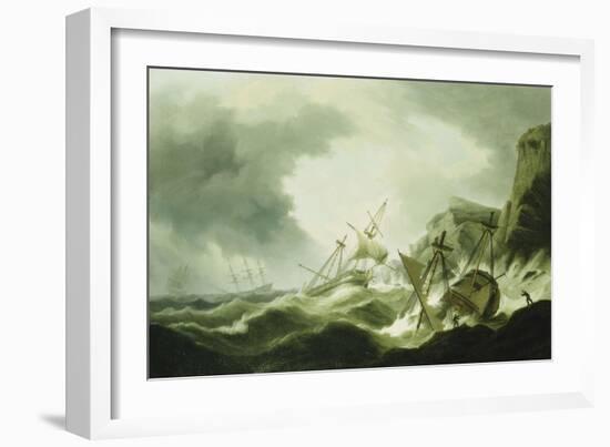 A Shipwreck-Thomas Luny-Framed Giclee Print