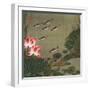 A Shoal of Trout and Lotus-Jakuchu Ito-Framed Premium Giclee Print