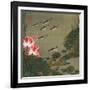 A Shoal of Trout and Lotus-Jakuchu Ito-Framed Giclee Print