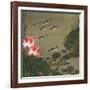 A Shoal of Trout and Lotus-Jakuchu Ito-Framed Giclee Print