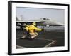 A Shooter Launches an F/A-18E Super Hornet from USS Dwight D Eisenhower-Stocktrek Images-Framed Photographic Print