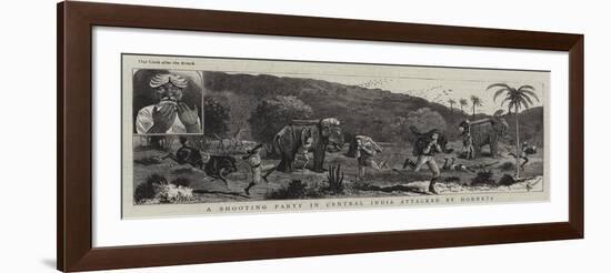 A Shooting Party in Central India Attacked by Hornets-Alfred Chantrey Corbould-Framed Giclee Print