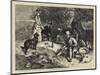 A Shooting Party, Luncheon-null-Mounted Premium Giclee Print