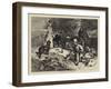 A Shooting Party, Luncheon-null-Framed Giclee Print