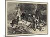 A Shooting Party, Luncheon-null-Mounted Giclee Print