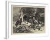 A Shooting Party, Luncheon-null-Framed Giclee Print