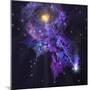 A Shooting Star Radiates Out from a Black Hole in the Center of a Galaxy-Stocktrek Images-Mounted Photographic Print