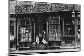 A Shop Front, Artillery Lane, Off Bishopsgate, London, 1926-1927-McLeish-Mounted Giclee Print