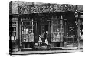 A Shop Front, Artillery Lane, Off Bishopsgate, London, 1926-1927-McLeish-Stretched Canvas