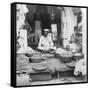 A Shop in India, 1900s-Erdmann & Schanz-Framed Stretched Canvas