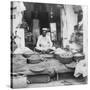 A Shop in India, 1900s-Erdmann & Schanz-Stretched Canvas