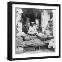 A Shop in India, 1900s-Erdmann & Schanz-Framed Giclee Print