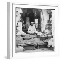 A Shop in India, 1900s-Erdmann & Schanz-Framed Giclee Print