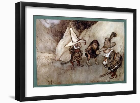 A Short Story by the American Author Washington (Illustration)-Arthur Rackham-Framed Giclee Print