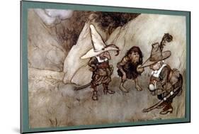 A Short Story by the American Author Washington (Illustration)-Arthur Rackham-Mounted Giclee Print