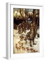 A Short Story by the American Author Washington (Illustration)-Arthur Rackham-Framed Giclee Print