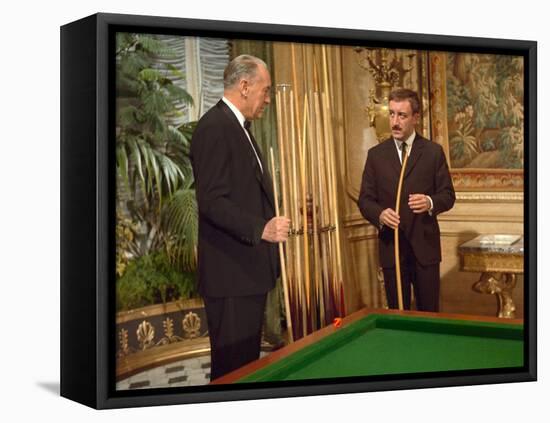 A Shot In The Dark, George Sanders, Peter Sellers, 1964-null-Framed Stretched Canvas