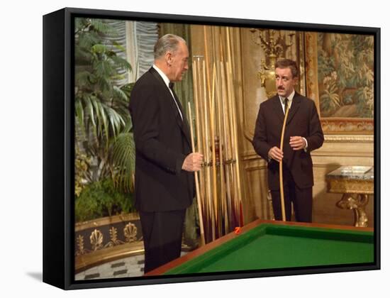 A Shot In The Dark, George Sanders, Peter Sellers, 1964-null-Framed Stretched Canvas