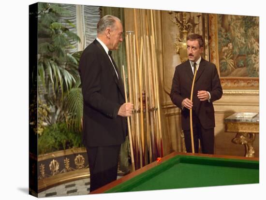 A Shot In The Dark, George Sanders, Peter Sellers, 1964-null-Stretched Canvas