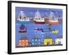 A Show at the Marina-Gordon Barker-Framed Giclee Print