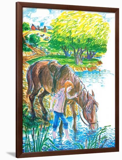 A Show for Ginger - Jack & Jill-Beth Henniger Krush-Framed Premium Giclee Print