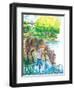 A Show for Ginger - Jack & Jill-Beth Henniger Krush-Framed Giclee Print