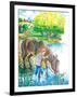 A Show for Ginger - Jack & Jill-Beth Henniger Krush-Framed Giclee Print