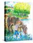 A Show for Ginger - Jack & Jill-Beth Henniger Krush-Stretched Canvas