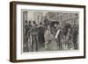 A Shower in Piccadilly-Richard Caton Woodville II-Framed Giclee Print