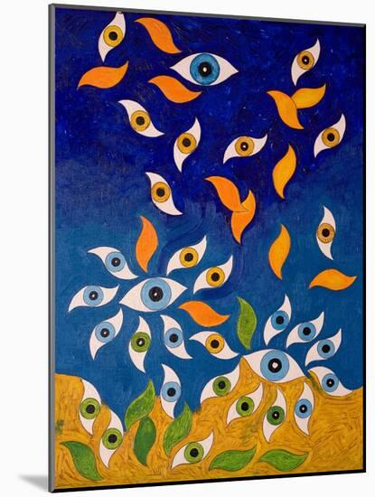 A Shower of Eyes, 2006-Jan Groneberg-Mounted Giclee Print