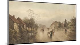 A Showery Day-James Gozzard-Mounted Premium Giclee Print