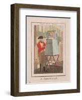 A Showman, Cries of London, 1804-William Marshall Craig-Framed Giclee Print