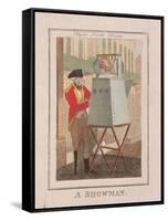 A Showman, Cries of London, 1804-William Marshall Craig-Framed Stretched Canvas