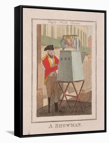 A Showman, Cries of London, 1804-William Marshall Craig-Framed Stretched Canvas