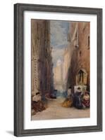 A Shrine In Venice, c1820-1870, (1924)-James Holland-Framed Giclee Print