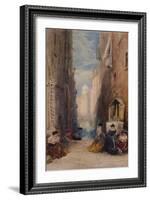 A Shrine In Venice, c1820-1870, (1924)-James Holland-Framed Giclee Print