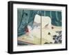 A 'Shunga' (Erotic) Print: 'All Passion Spent - the Satisfied Woman', C.1855-Kuniyoshi Utagawa-Framed Giclee Print