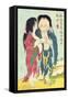 A 'Shunga' (Erotic) Print, from 'Manpoku Wago-Jin': Mrs. Woman and Mr. Man, 1821-Katsushika Hokusai-Framed Stretched Canvas