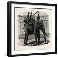 A Siamese War Elephant-null-Framed Giclee Print