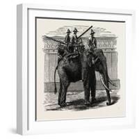A Siamese War Elephant-null-Framed Giclee Print