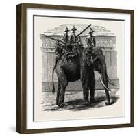 A Siamese War Elephant-null-Framed Giclee Print